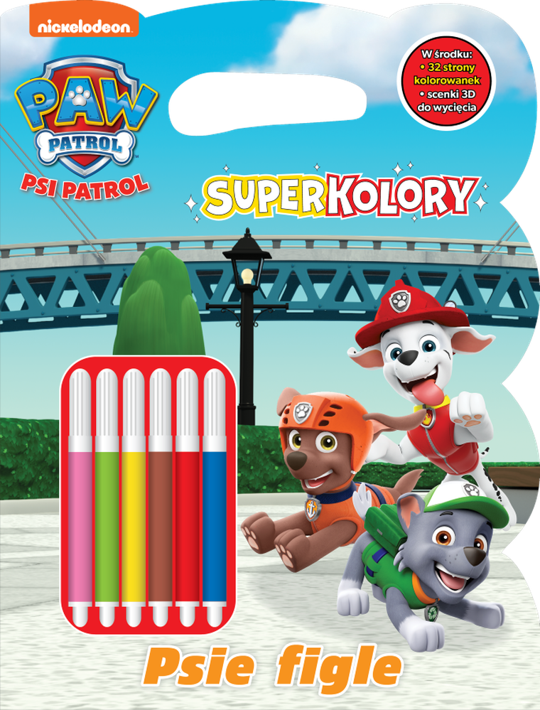 Psi Patrol. Superkolory. Psie figle