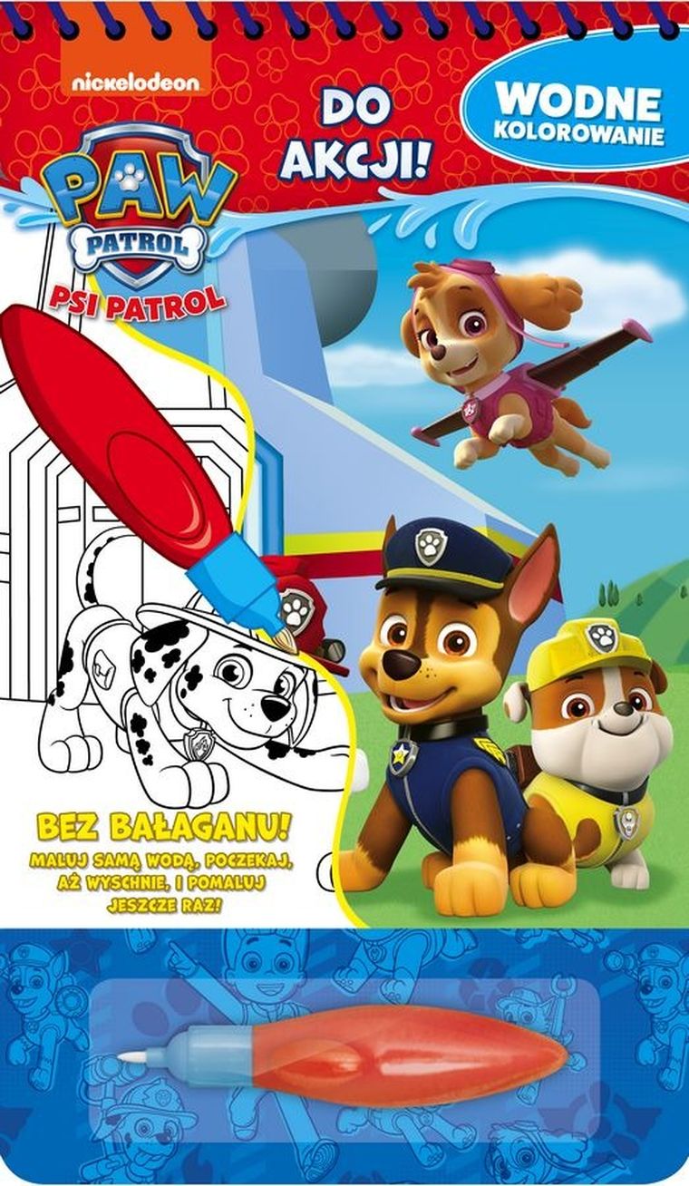 Psi Patrol. Wodne kolorowanie. Do akcji!