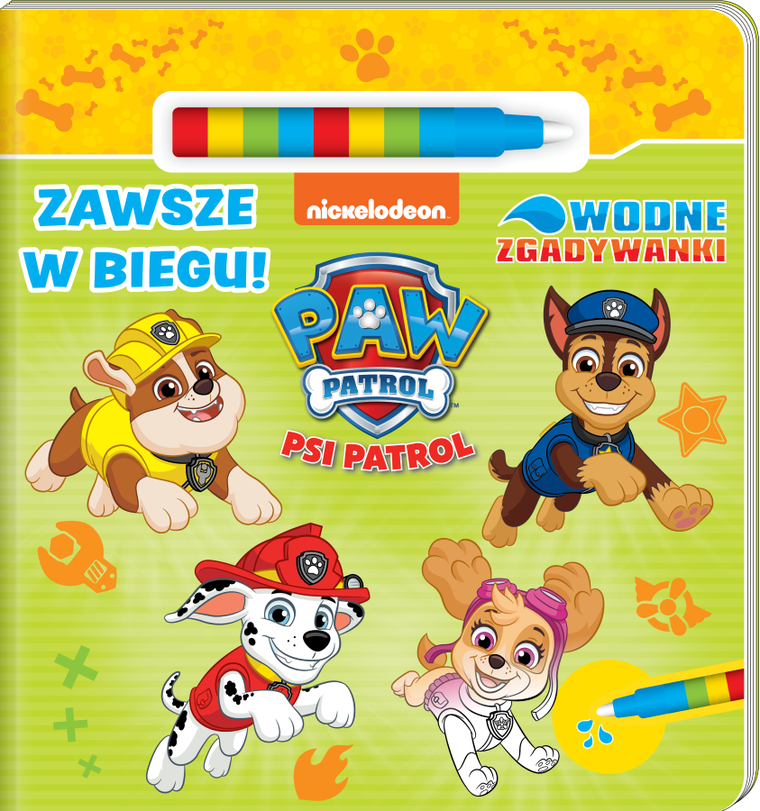 Psi Patrol. Wodne zgadywanki. Zawsze w biegu!