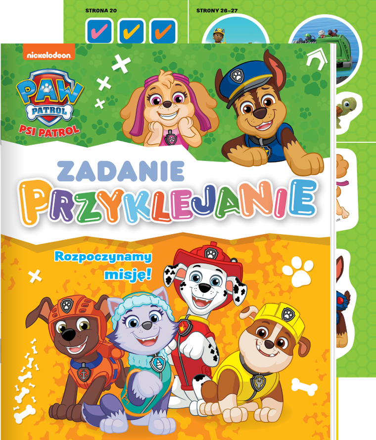 Psi Patrol. Zadanie Przyklejanie cz.6