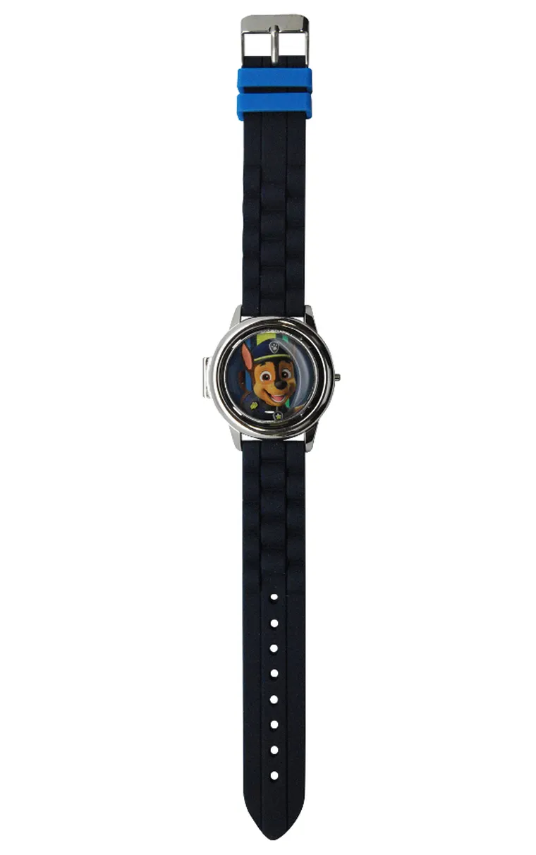 Psi Patrol, zegarek cyfrowy ze spinerem w metalowej osłonie