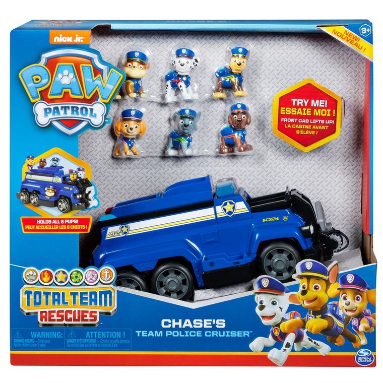 Psi Patrol, Zespół Chase'a, zestaw z 6 figurkami