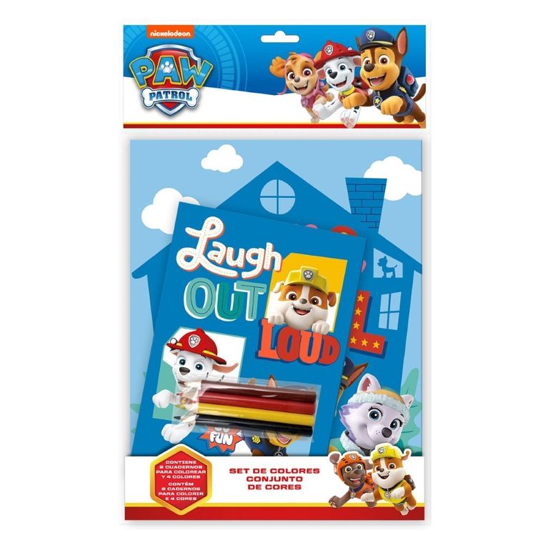 Psi Patrol, zestaw do kolorowania, zestaw kreatywny