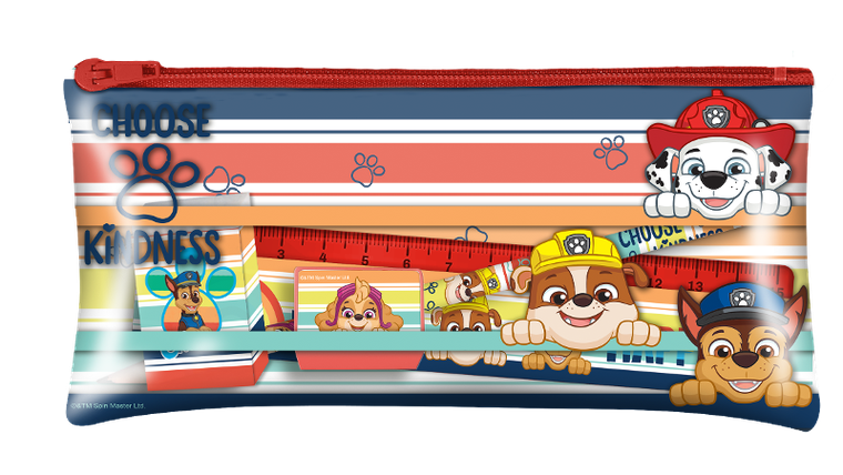 Psi Patrol, zestaw piśmienniczy, 5 elementów