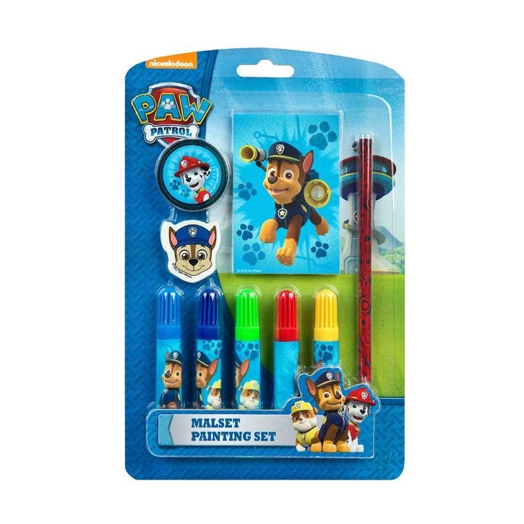 Psi Patrol, zestaw przyborów szkolnych, 9 elementów