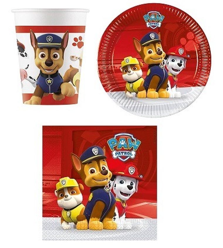 Psi Patrol, zestaw urodzinowy, 36 elementów