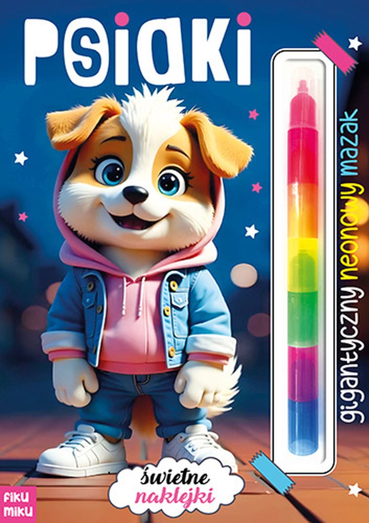 Psiaki. Gigantyczny neonowy mazak. Marker modułowy