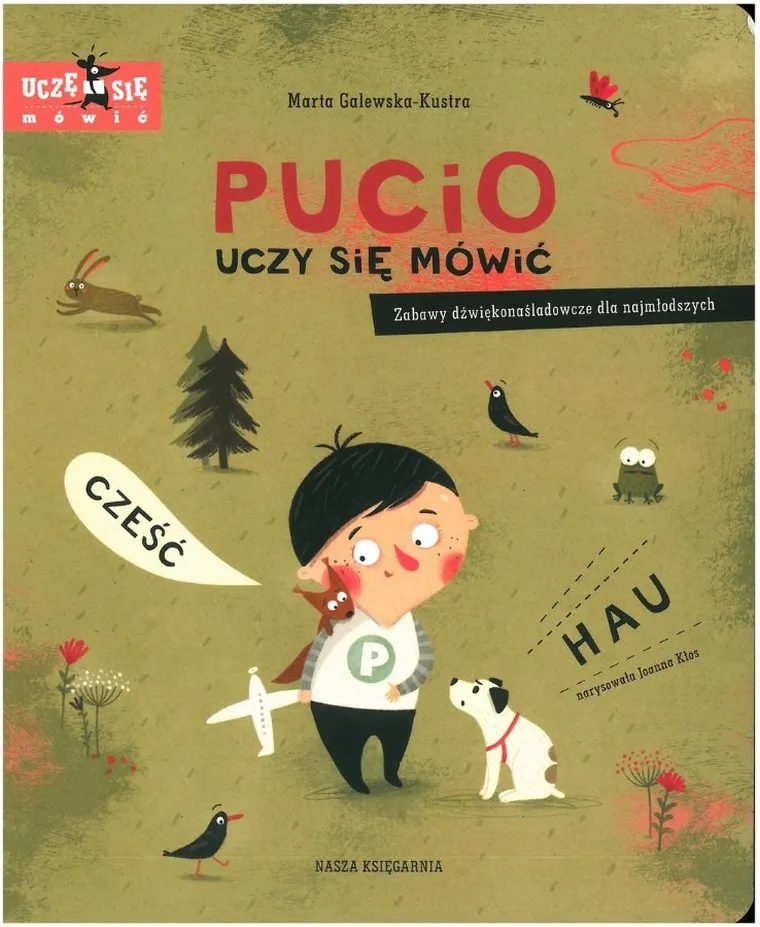 Pucio uczy się mówić. Zabawy dźwiękonaśladowcze dla najmłodszych