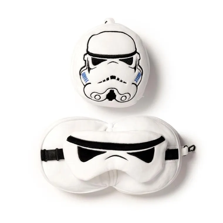 Puckator, poduszka podróżna z maską na oczy, Szturmowiec Star Wars