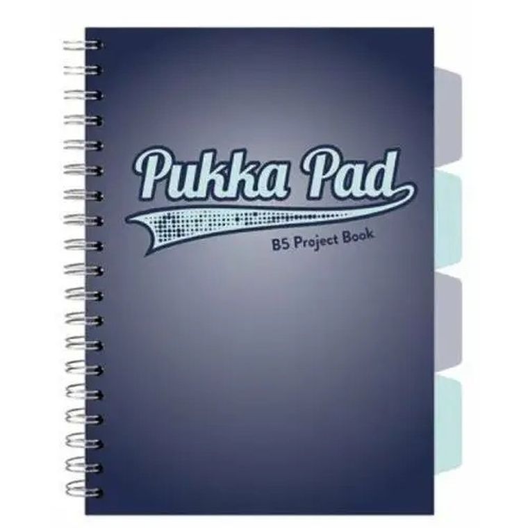 Pukka Pads, kołozeszyt, B5, Project Book, Navy, Granatowy, 1 szt.