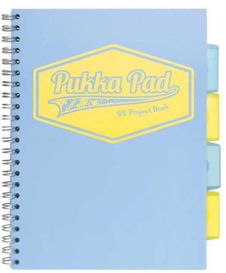 Pukka Pads, kołozeszyt, B5, Project Book Pastel, niebieski, 1 szt.
