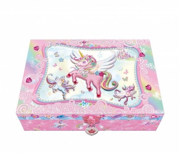 Pulio, pamiętnik z naklejkami i kredkami, zestaw, Jednorożec