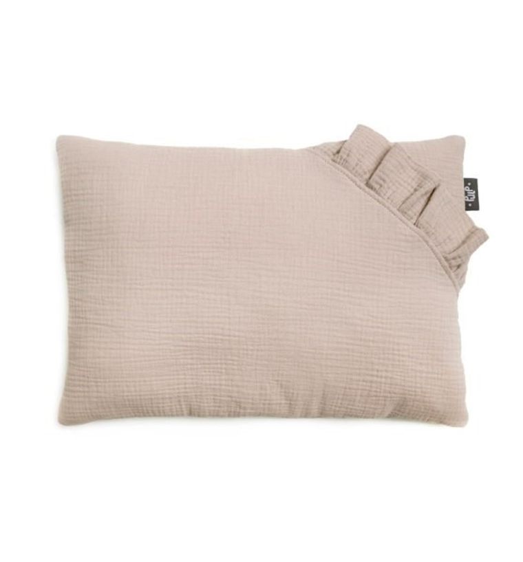 Pulp, Bamboo, poduszka muślinowa, beżowa, 35-45 cm