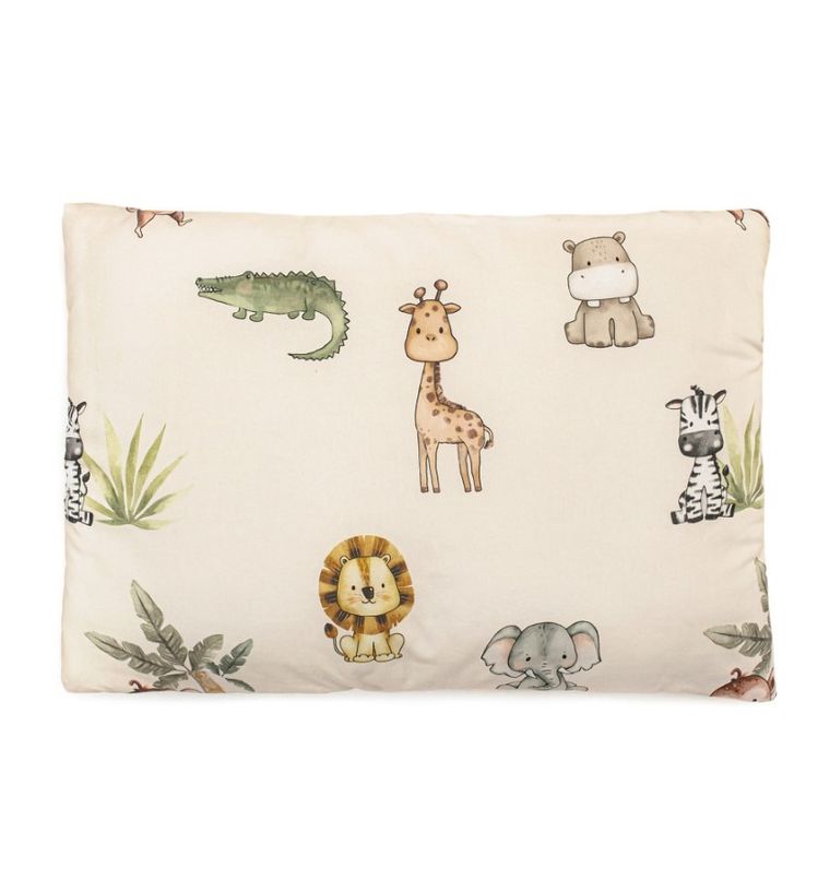 Pulp, Bamboo, Zoo, płaska poduszka bawełniana, 40-58 cm