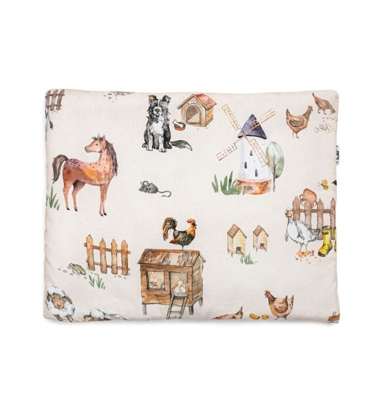 Pulp, Farma, poduszka bawełniana dla dzieci, 40-58 cm