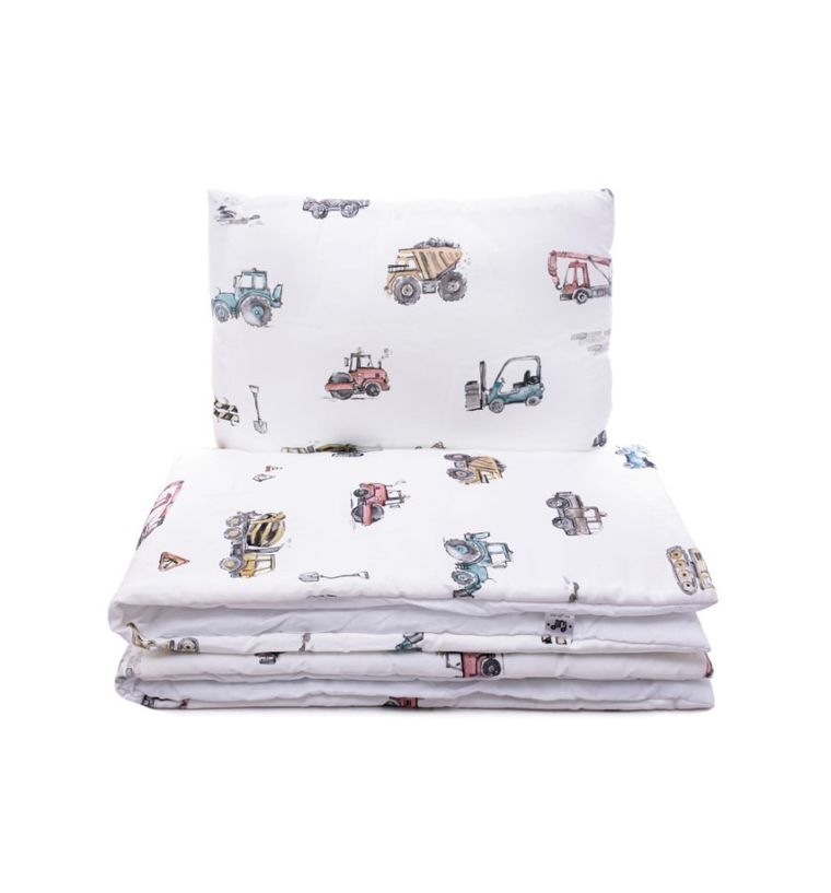 Pulp, Maszyny, 2-częściowy komplet pościeli, bawełna satynowa, 100-135 cm