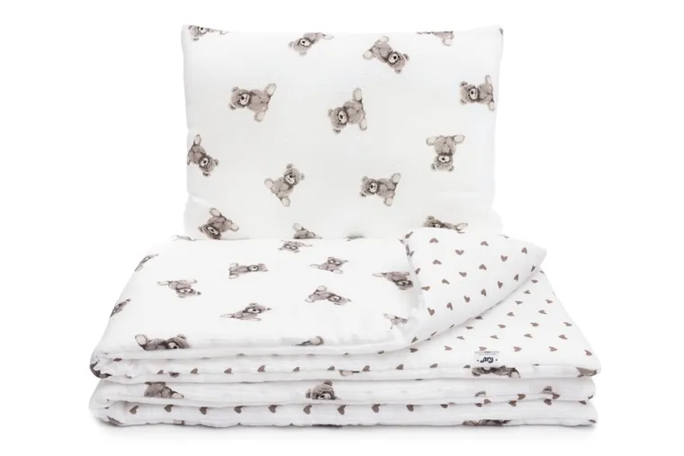 Pulp, Misie, 2-częściowy komplet pościeli, muślinowy, 135-100 cm