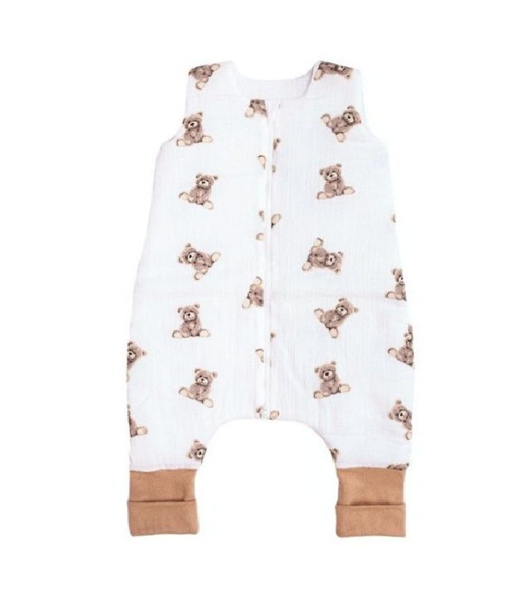 Pulp, Misie, śpiworek muślinowy ze skarpetkami, TOG 1.75, 2-4l