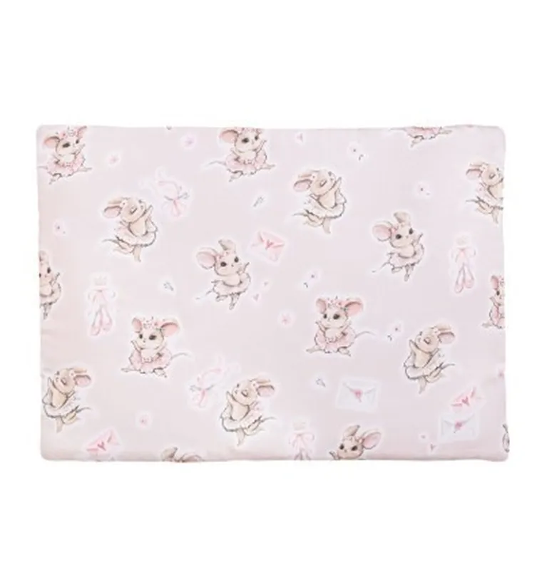 Pulp, Myszki, płaska poduszka dla dzieci i niemowląt, bawełniana, 40-58 cm