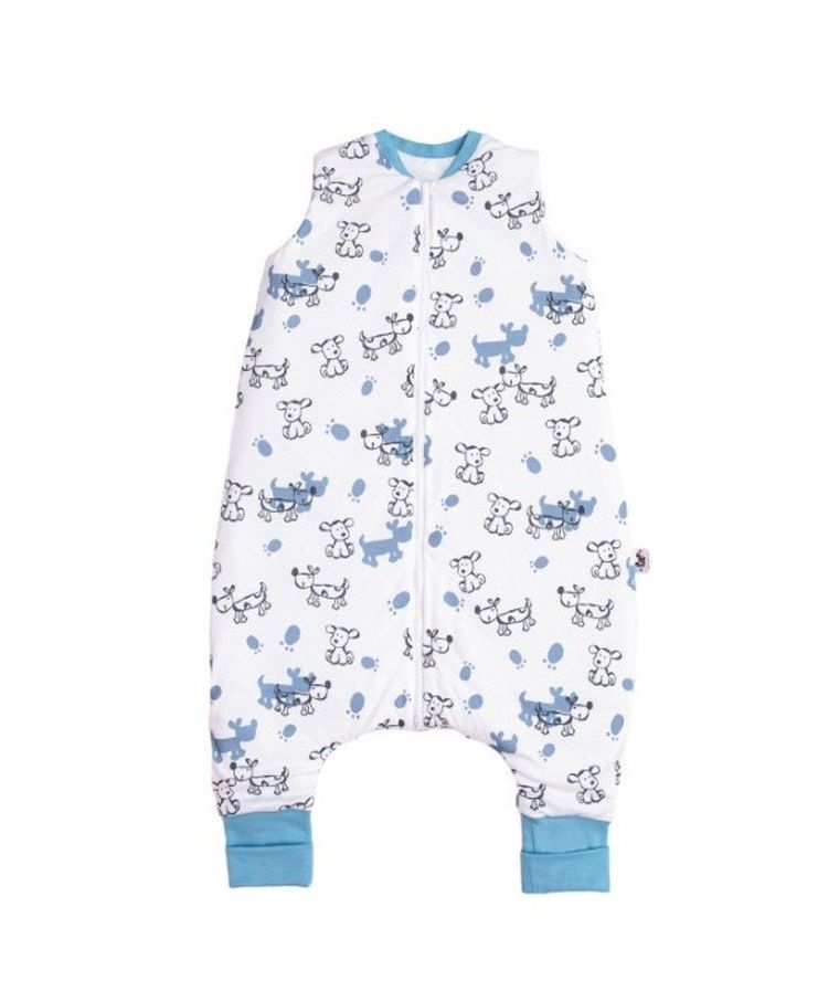 Pulp, Pieski, śpiworek całoroczny do spania z nogawkami i skarpetkami, TOG 1.75, 12-36m