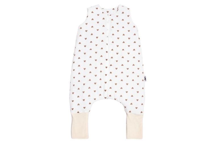 Pulp, Serduszka, śpiworek muślinowy ze skarpetkami, ocieplany, TOG 1.75, 12-30 m