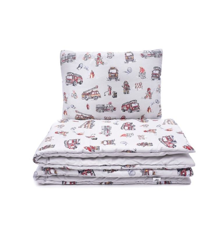 Pulp, Straż Pożarna, 2-częściowy komplet pościeli bawełnianej z wypełnieniem, 100-135 cm