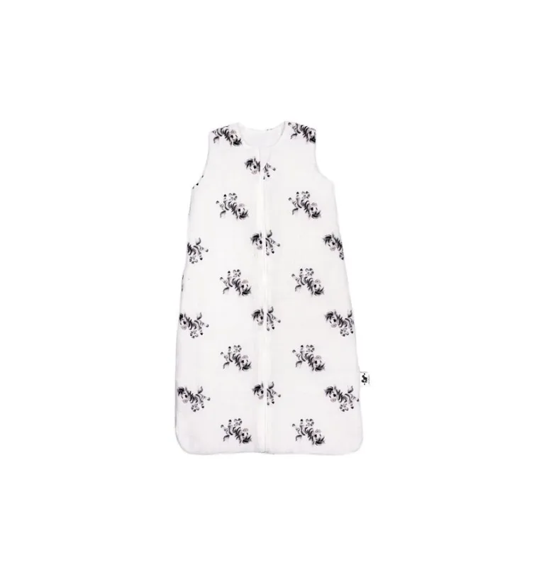 Pulp, Wesoła Zebra, śpiworek całoroczny do spania, dla niemowlaka, TOG 1.5, 3-12 m
