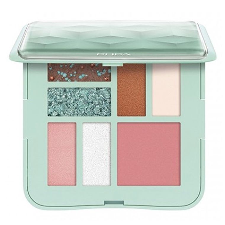 Pupa Milano, 3D Effects Design S Eyeshadow Palette, paleta cieni do powiek, Tiffany, 8g