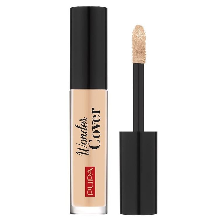 Pupa Milano, Wonder Cover Total Coverage Concealer, kryjący korektor do twarzy, 004 Warm Beige, 4.2 ml