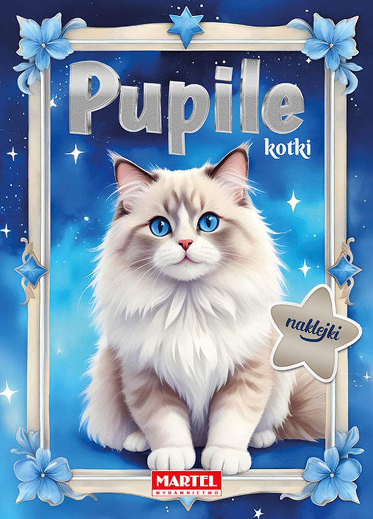 Pupile. Kotki z naklejkami