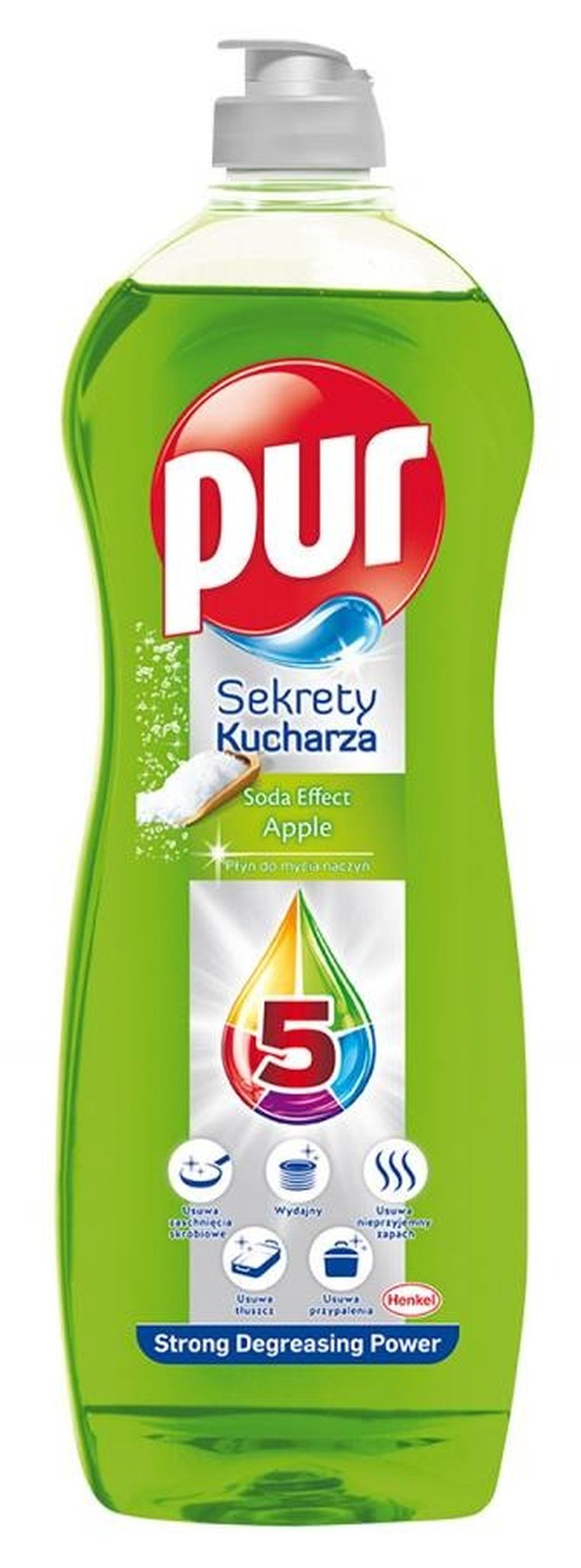 Pur, płyn do naczyń, sekrety kucharzy, jabłko, 750 ml