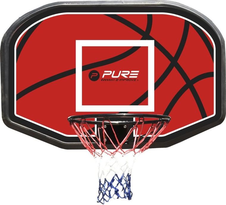 Pure 2 Improve, tablica do koszykówki, 110-73-3 cm, obręcz 45 cm
