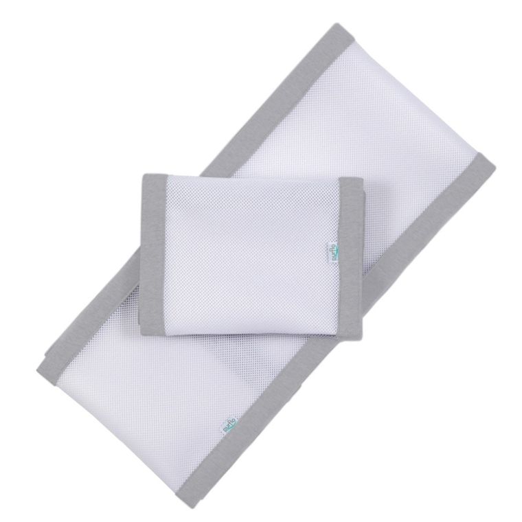 Purflo, Pur Air, oddychający ochraniacz do łóżeczka, Cloud Grey