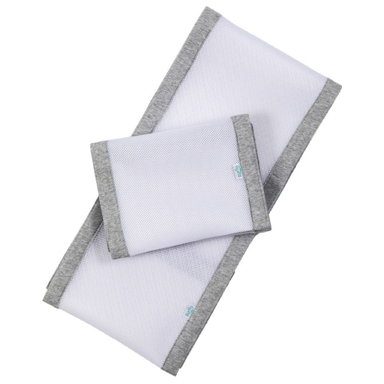 PurFlo, Pur Air, oddychający ochraniacz do łóżeczka, szary