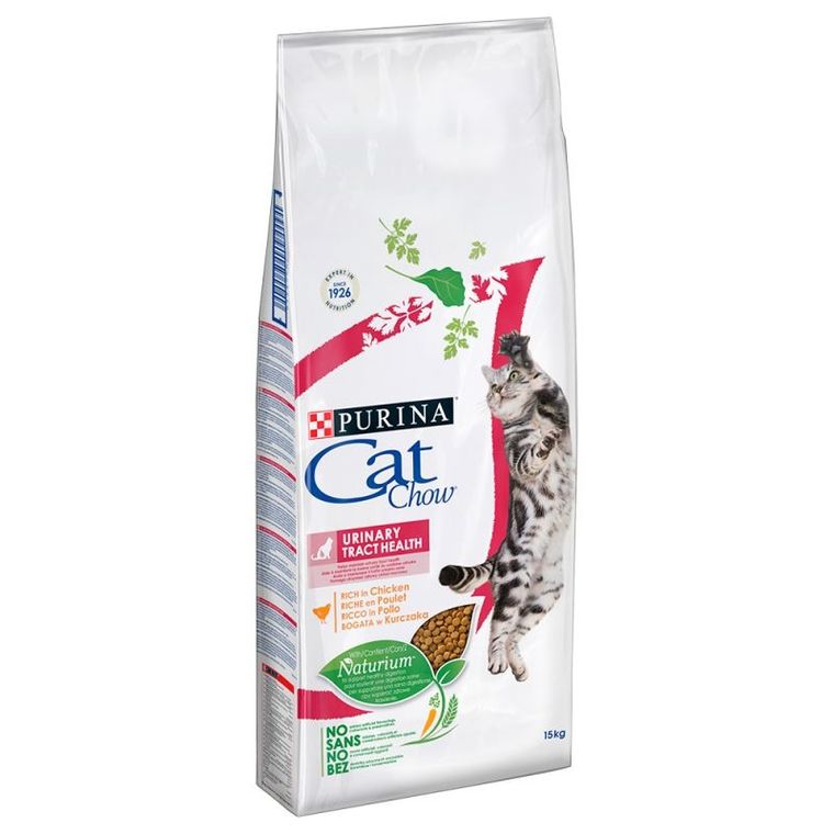 Purina, Cat Chow, Urinary Tract Health, sucha karma dla kota, 15 kg