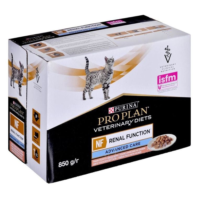 Purina, Feline, NF Renal Function, karma mokra dla kota, łosoś, 10-85g