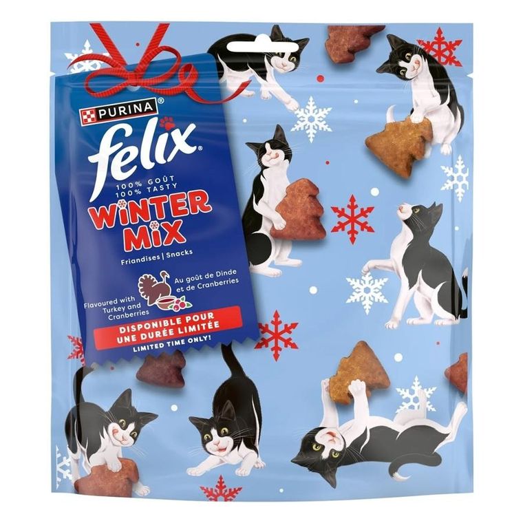 Purina, Felix, Party Winter Mix, przysmak dla kota, 200g