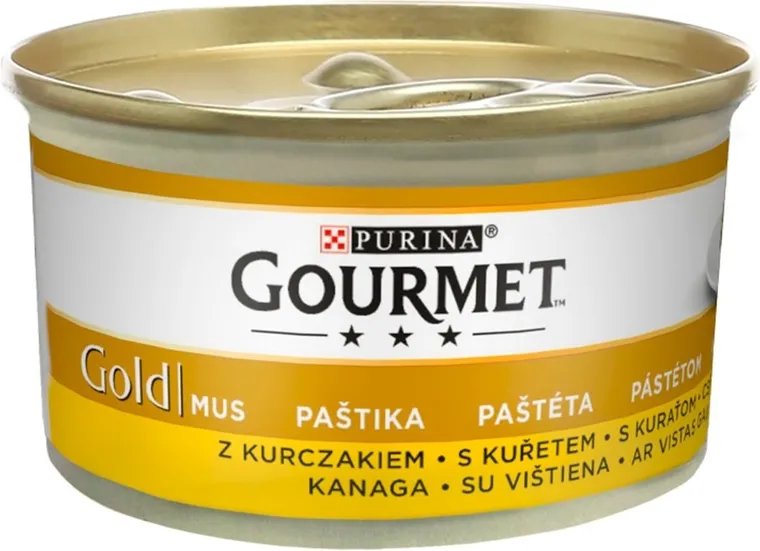 Purina, Gourmet Gold, mus z kurczakiem, mokra karma dla kota, 85g