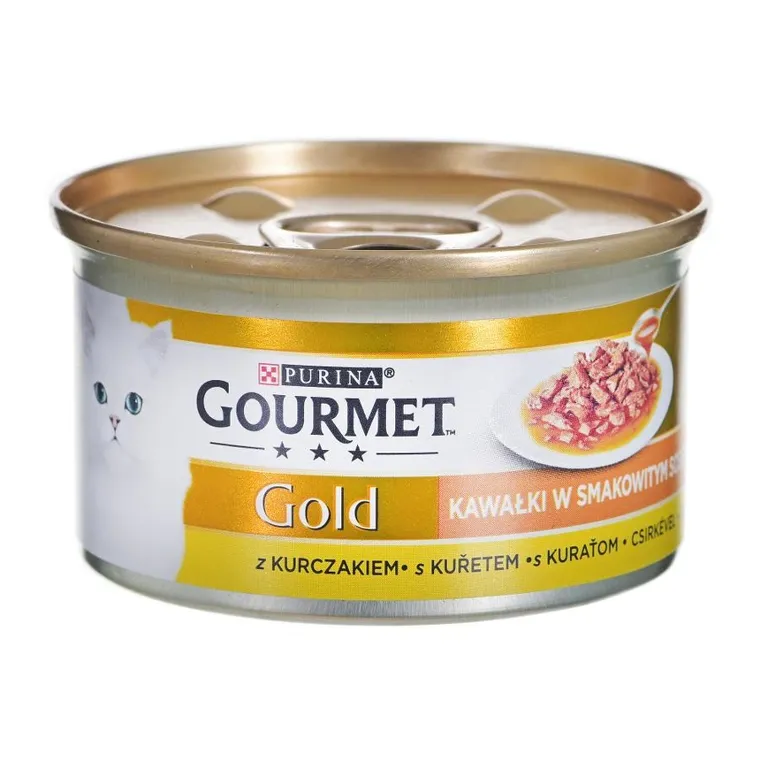 Purina, Gourmet Gold, Sauce Delights, karma mokra dla kota, kurczak, 85g
