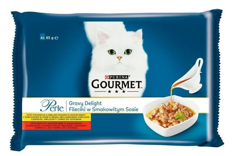 Purina, Gourmet, Perle, karma mokra dla kota, 4-85 g