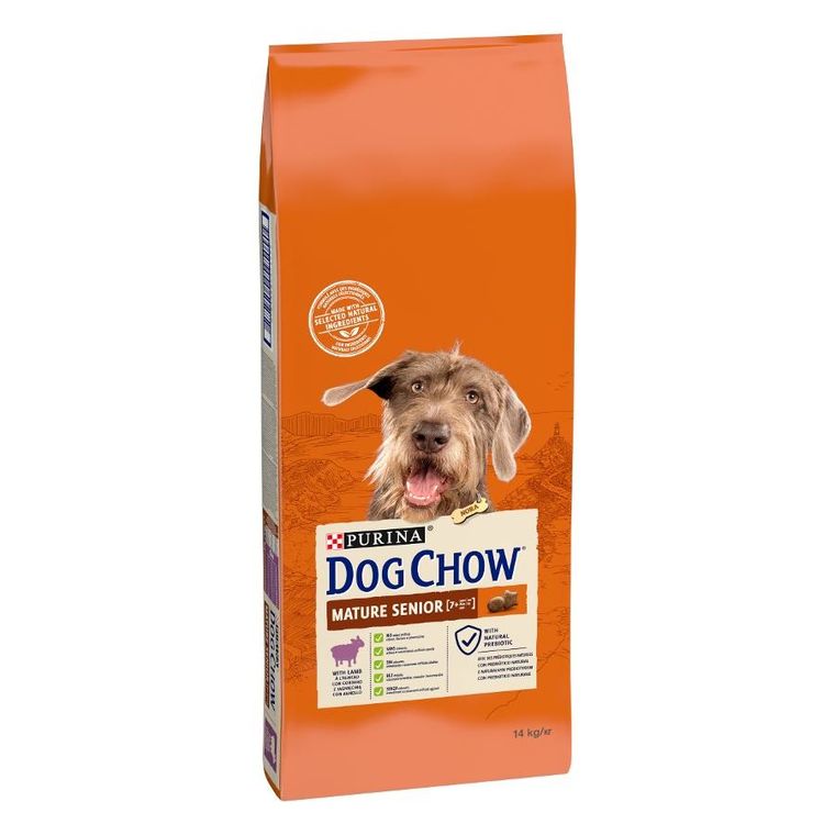 Purina, Purina Dog Chow Mature Senior, przysmak dla psa, jagnięcina, 14kg