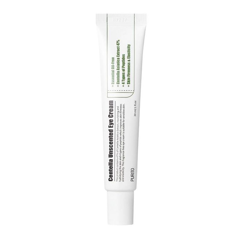 Purito, Centella Unscented Eye Cream, bezzapachowy krem pod oczy, 30 ml