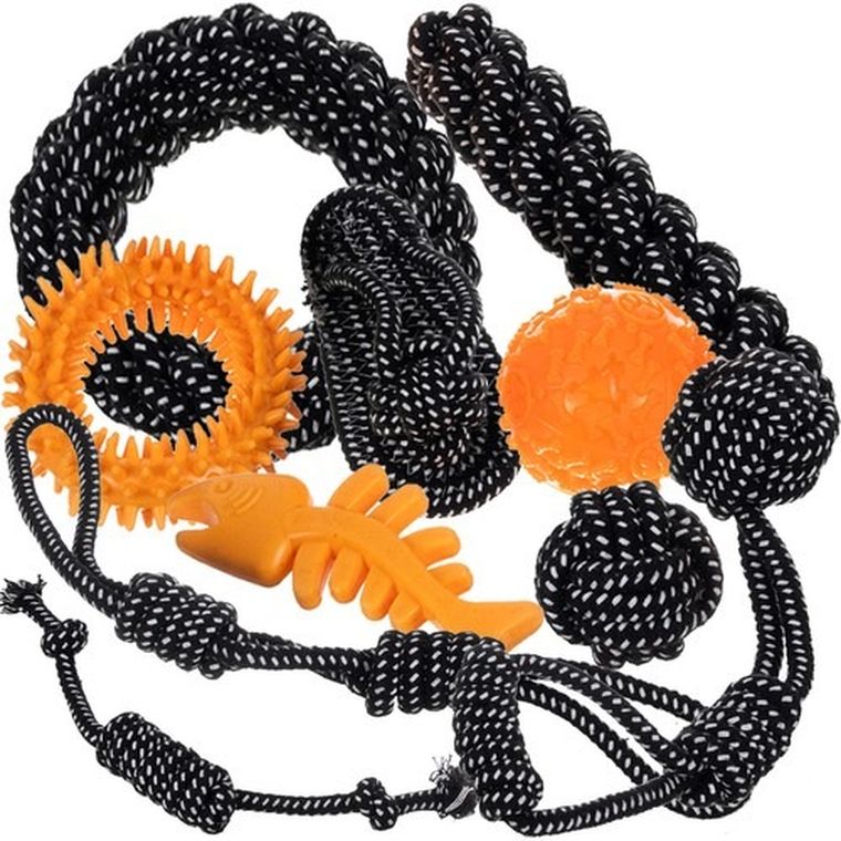 Purlov, zestaw zabawek dla psa, 10 szt.