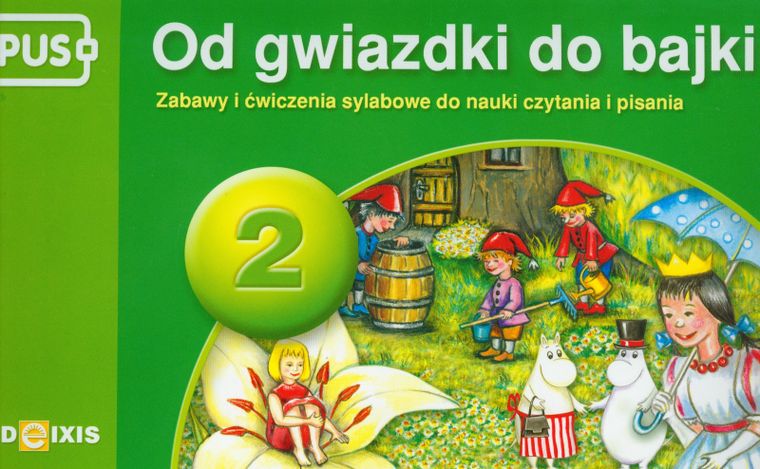 PUS. Od gwiazdki do bajki. Część 2. Zabawy i ćwiczenia sylabowe do nauki czytania i pisania