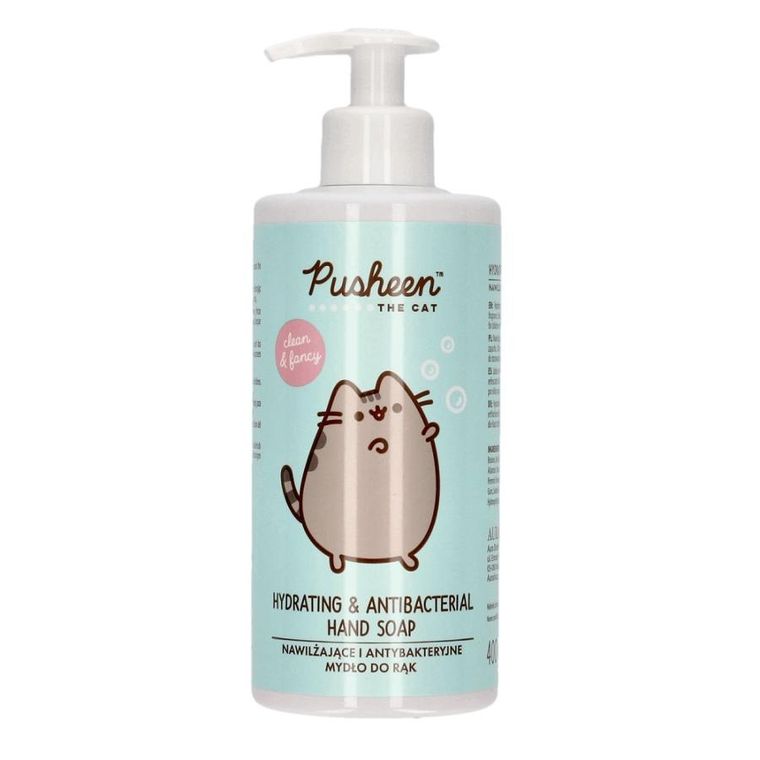 Pusheen, Hydrating & Antibacterial Hand Soap, nawilżające i antybakteryjne mydło do rąk, 400 ml