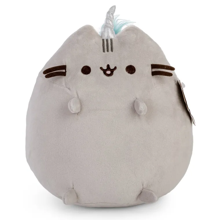 Pusheen, Jednorożec z tęczową grzywą, maskotka, 24 cm