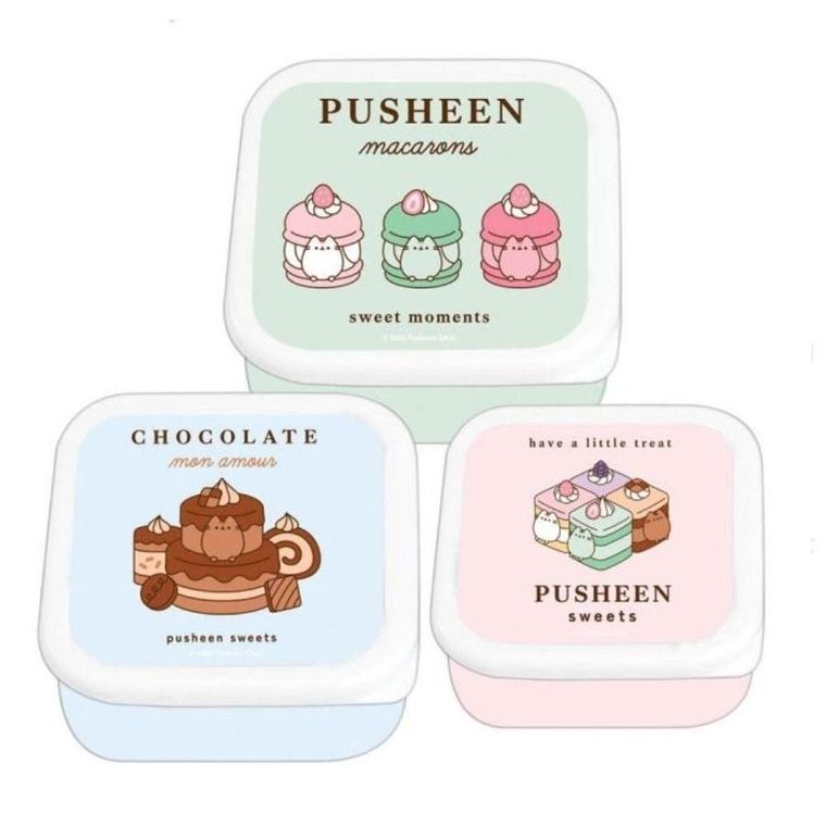 Pusheen, lunchbox, 3 szt.