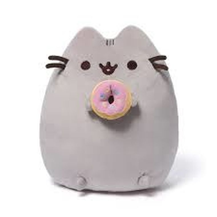 Pusheen, maskotka z pączkiem, 25 cm