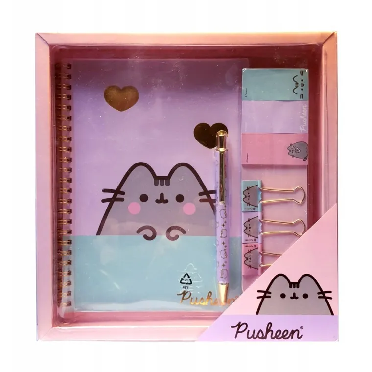 Pusheen, zestaw piśmienniczy