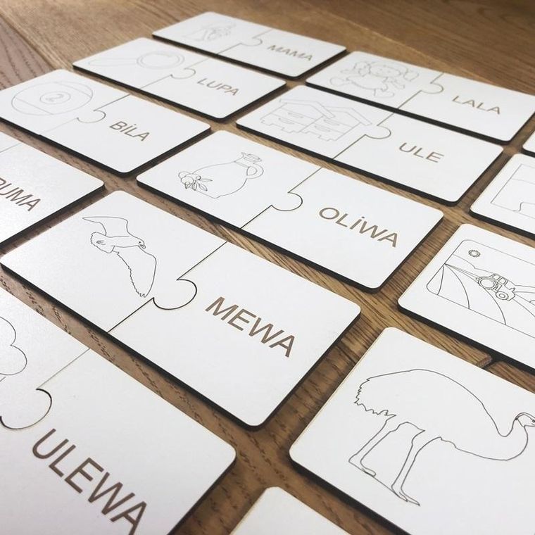 Puzzle wyrazowe. Część 1